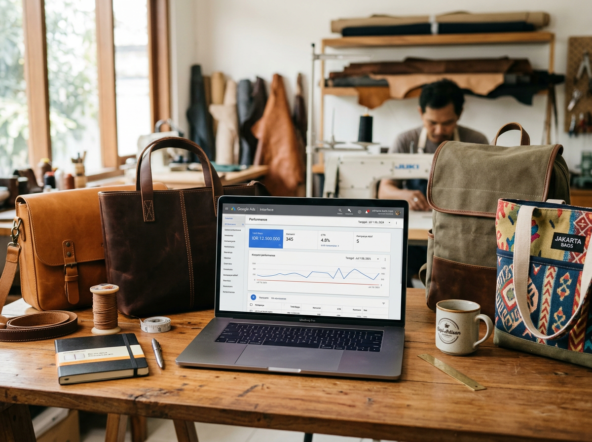 Mockup Laptop Google Ads