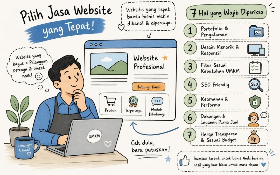7 Hal Sebelum Memilih Jasa Pembuatan Website UMKM
